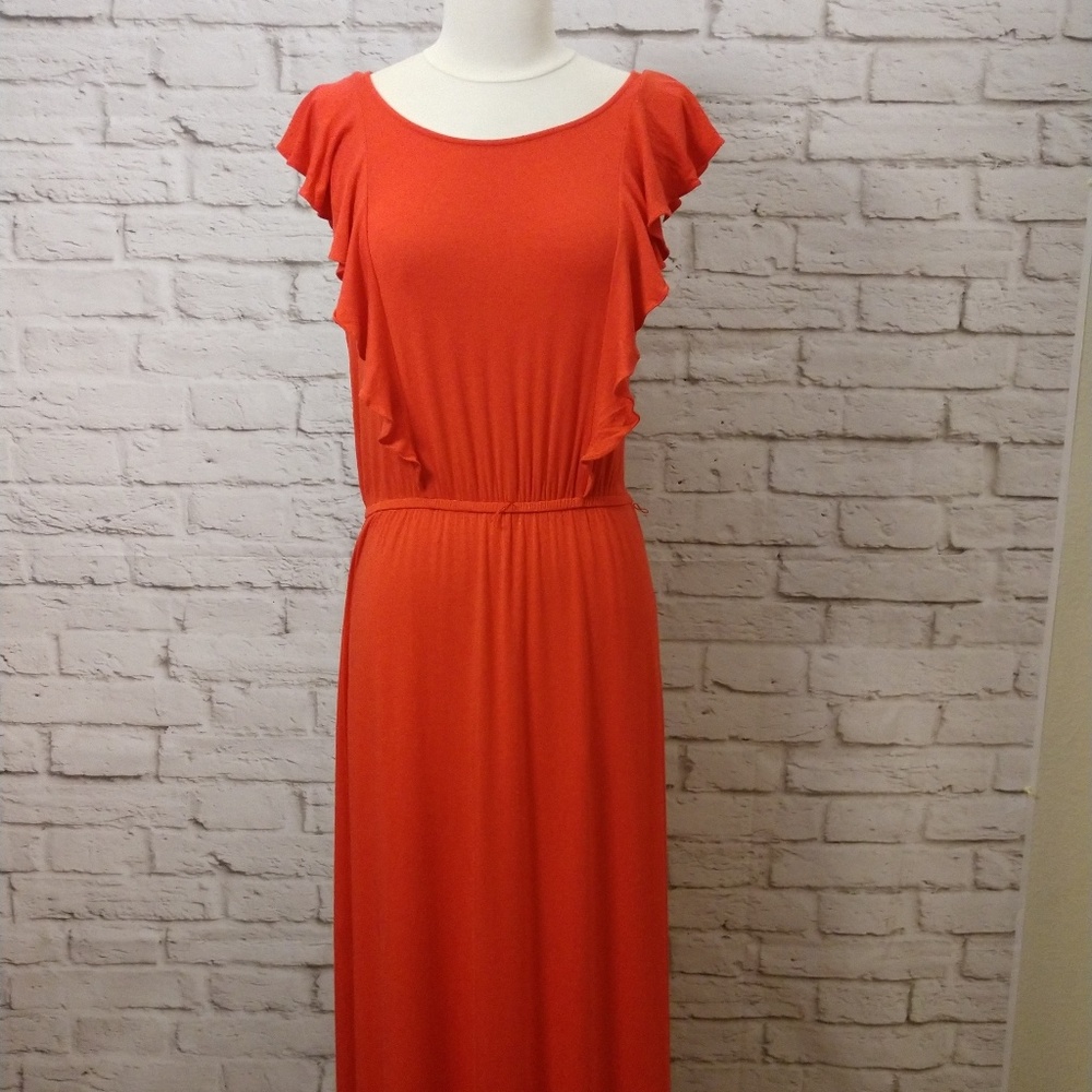 Calvin Klein maxi red dress